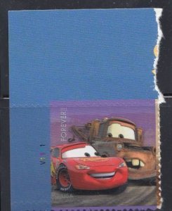 2011 Scott  #4553 Disney Pixar's Cars MNH with Plate #