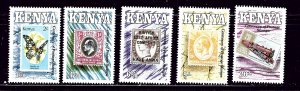 Kenya 536-40 MNH 1990 Kenya Postage stamp Centennial