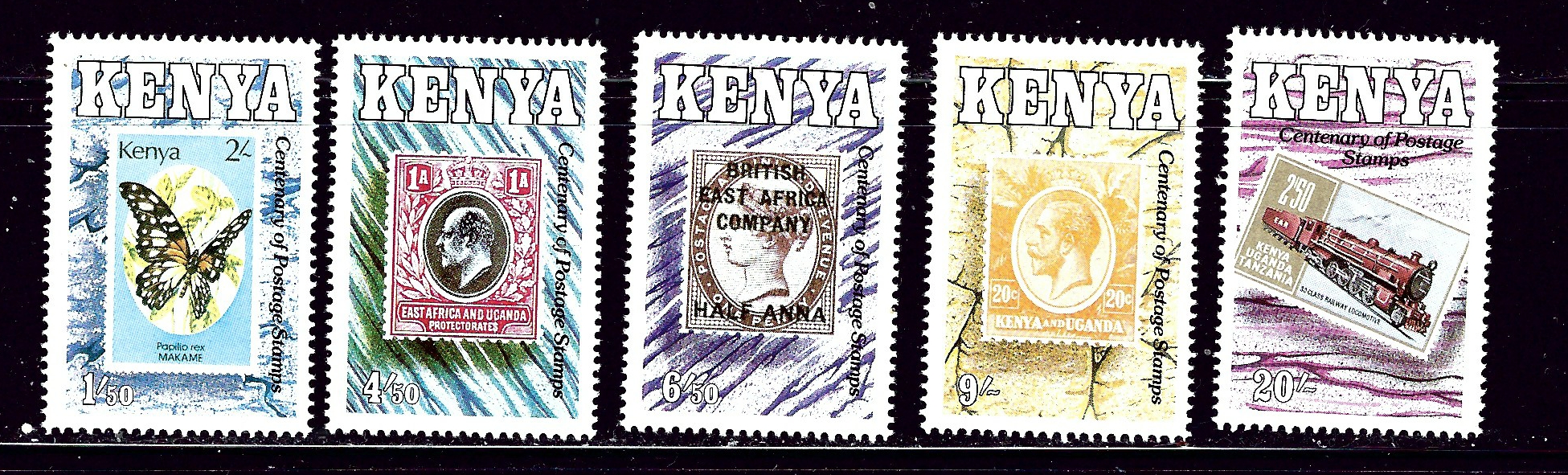 Kenya 53640 MNH 1990 Kenya Postage stamp Centennial Africa Kenya