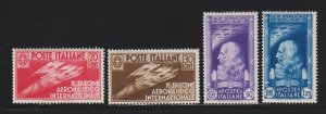 Italy Scott # 345 - 348 Set VF-OG never hinged scv $ 830 ! see pic !