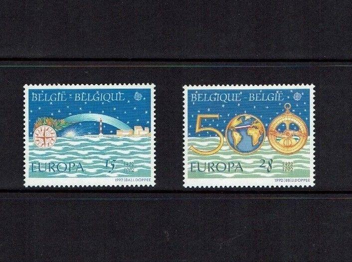 Belgium: 1992, 500th Anniv. Columbus  Discovery of America, Europa, MNH set