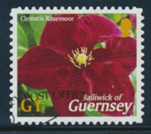 Guernsey  SG 1017  SC# 817  Flowers  First Day of issue cancel see scan