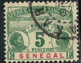 Senegal  #J4  Used CV $4.25