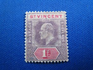 ST. VINCENT 1904  -  SCOTT # 83  MH  (S6)