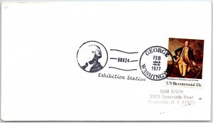 US SPECIAL EVENT COVER GEORGE WASHINGTON EXHIBITION AT GEORGE WASHINGTON 1977 T4