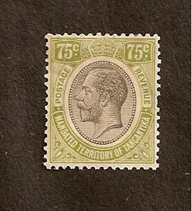 Tanganyika - Scott #38 - Mint, Hinged