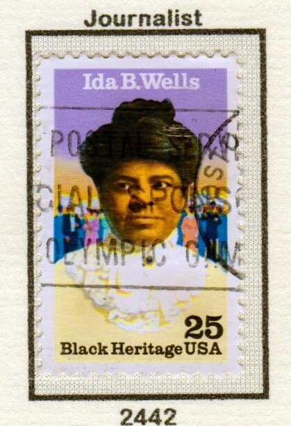 SC# 2442 - (25c) - Ida B Wells, used single