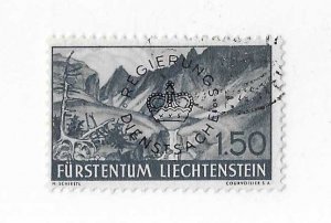 Liechtenstein Sc #029  1.50Fr  used VF