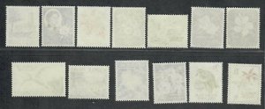 $Norfolk Island Sc#29-41 M/NH/VF, complete set, Cv. $53.85