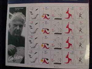 Scott # 3198-3202, Alexander Calder