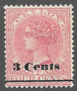 Ceylon (1892) - Scott # 156,   MNG