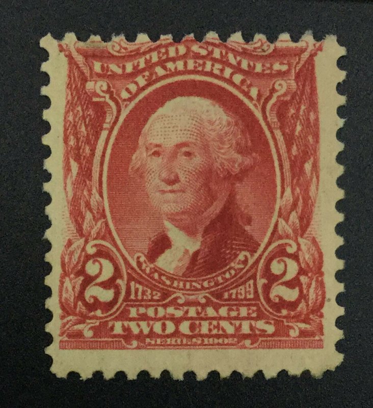 MOMEN: US STAMPS #301 UNUSED LOT #52138