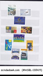 COLLECTION OF ANDORRA FRENCH STAMPS IN SMALL STOCK BOOK