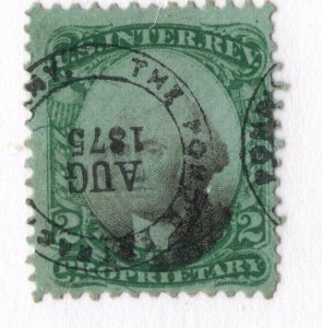 U.S. - RB2b - Aug 1875 cancel - Fine/Very Fine - Used