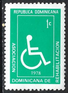 Dominican Republic RA86 VFU HANDICAPPED Z2820-9