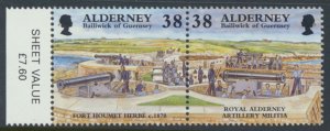 Alderney  SG A138a  SC# 141a Garrison Island  Mint Never Hinged see scan 