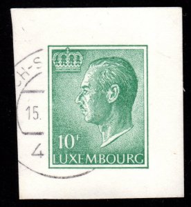 Luxembourg - Postal Stationery Cutout (Grand Duke)