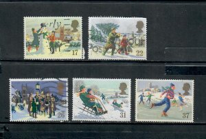 G.B1990 COMMEMORATIVE SET XMAS ,USED H 050522