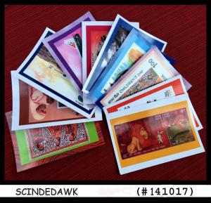 INDIA 2003 SPECIAL SET OF 10 PICTURE POSTCARDS PRINTED FOR LUCKNOW MAHOTSAV MINT