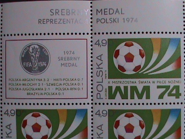 POLAND -1974- SC32036a WORLD CUP SOCCER CHAMPIONSHIPS MNH S/S-VERY FINE-