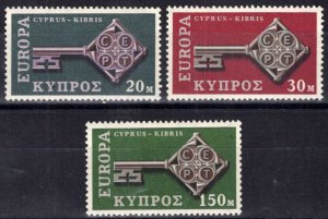 ZAYIX Cyprus 314-316 MNH Europa Keys 083022S143