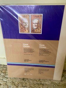 (7) Canada Canadian stamps full sheet sealed Cook Chown 1975 MNH 663