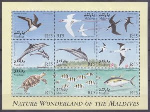 1999 Maldive Islands 3297-3305KL Sea fauna 10,00 €