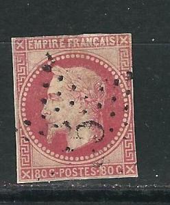 French Colonies 15 Y&T 10 Used VG 1871 SCV $110.00