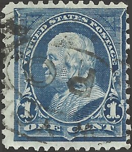 # 264 Blue Used Ben Franklin