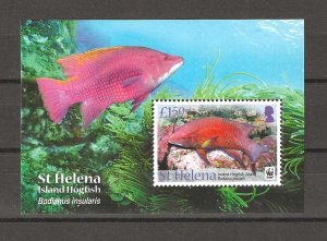 ST HELENA 2011  WWF SG MS 1166 MNH