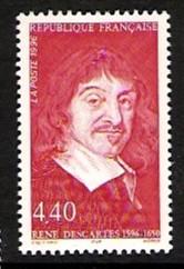 France #2512 Rene Descartes (1596-1650) 1996 NH Cat. $ 1.75