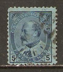 Canada     #91  used  (1903)  c.v. $4.00