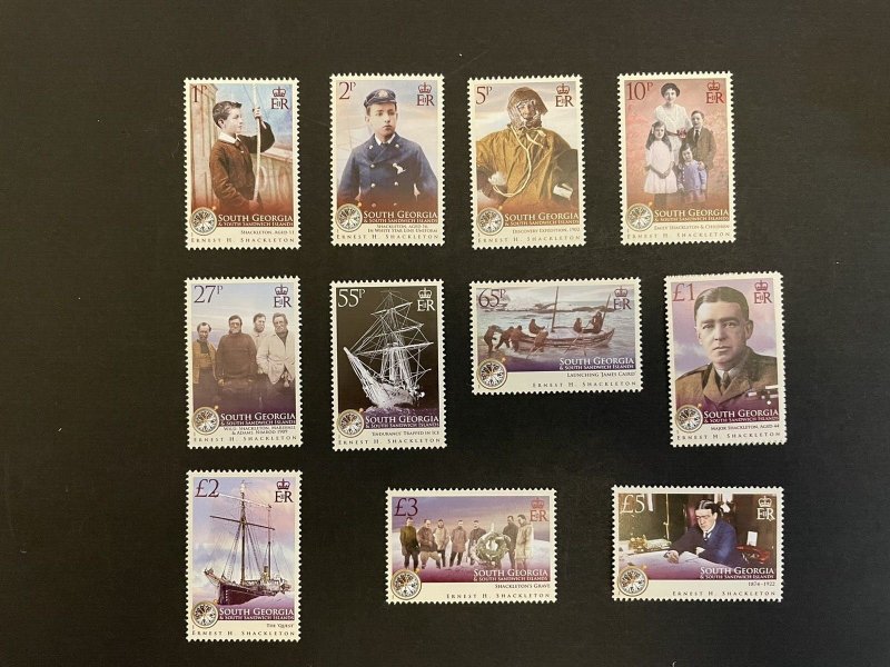 South Georgia: 2009   Ernest H Shackleton Commemoration,   MNH set 