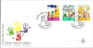 Aruba, Worldwide First Day Cover, Art, Children