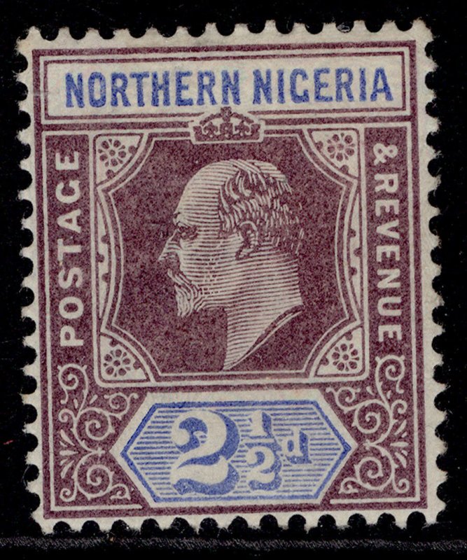 NORTHERN NIGERIA EDVII SG13, 2½d dull purple & ultramarine, M MINT. 