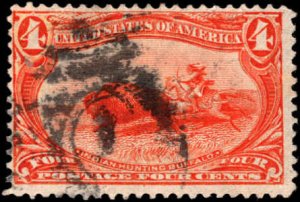 United States #287, Incomplete Set, 1898, Used, Repaired Corner