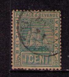 BRITISH GUIANA Sc# 131A USED FVF Seal Colony Sailboat