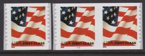US 3622 Flag Single & Pair MNH