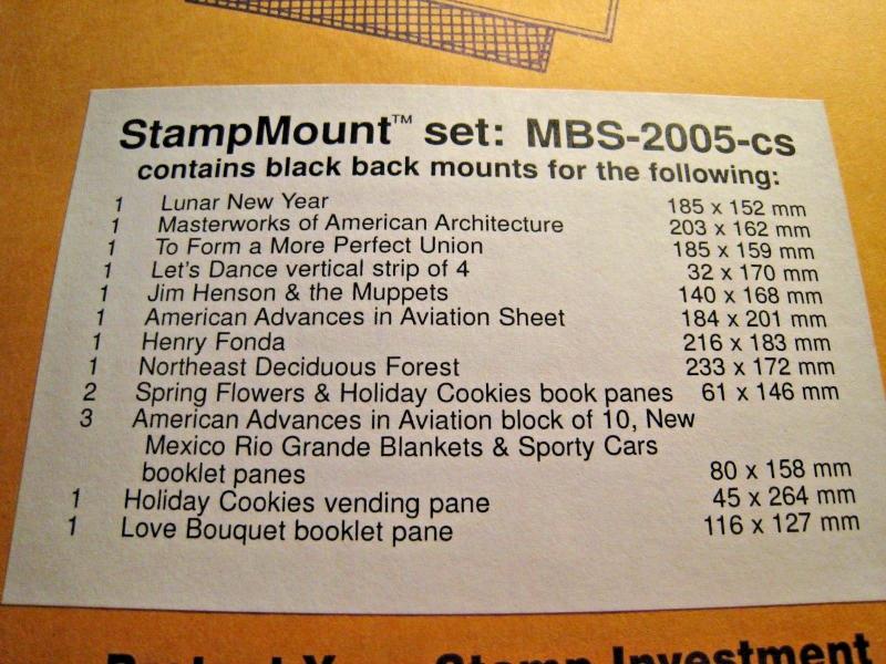 WASHINGTON PRESS STAMPMOUNT - 5 PACKS - 4 DIFFERENT - UNOPENED