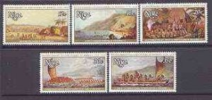 NIUE - 1978 - Discovery of Hawaii Bicentenary - Perf 5v Set - Mint Never Hinged