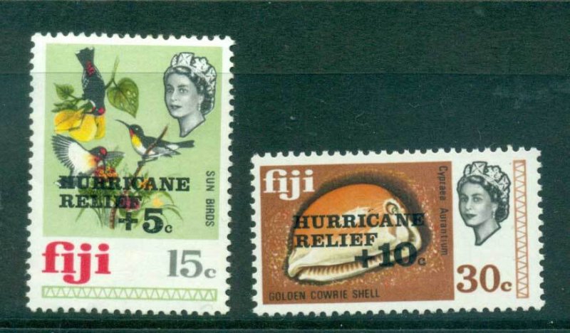 Fiji 1972 Hurricane Relief Opts MUH lot54319