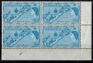 Bermuda 157 MNH Blk of 4 F-VF