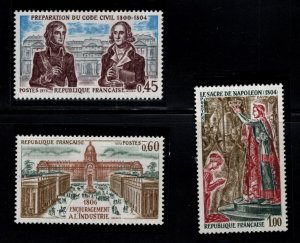 France Scott 1383-1385 MNH**  stamp set