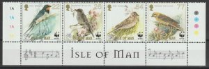 ISLE OF MAN 2000 WWF SG 882/5 MNH