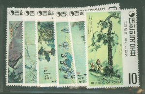 Korea #781-786 Unused Single (Complete Set)