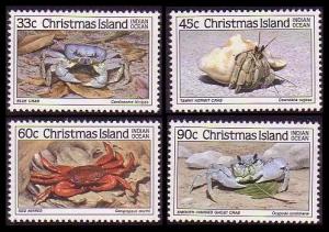 Christmas Is. Crabs 4v SG#199/202