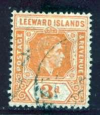 Leeward Islands; 1942: Sc. # 109; O/Used Single Stamp