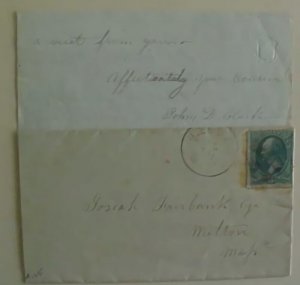 US LETTER IN 1875 MALDEN MASS COVER