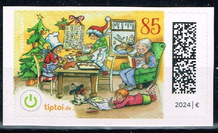 Germany 2024,Sc.# MNH, Christmas for children: Christmas baking, Mi.#3869 s-adh.