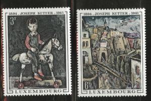 Luxembourg Scott 477-478 MNH** 1969 ART stamp set